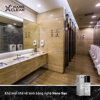 CHAI XỊT DIỆT KHUẨN KHỬ MÙI TOILET NHÀ VỆ SINH-NANO XCLEAN TOILET SPRAY 40ML-NANO BẠC AHT CORP (AHTC)