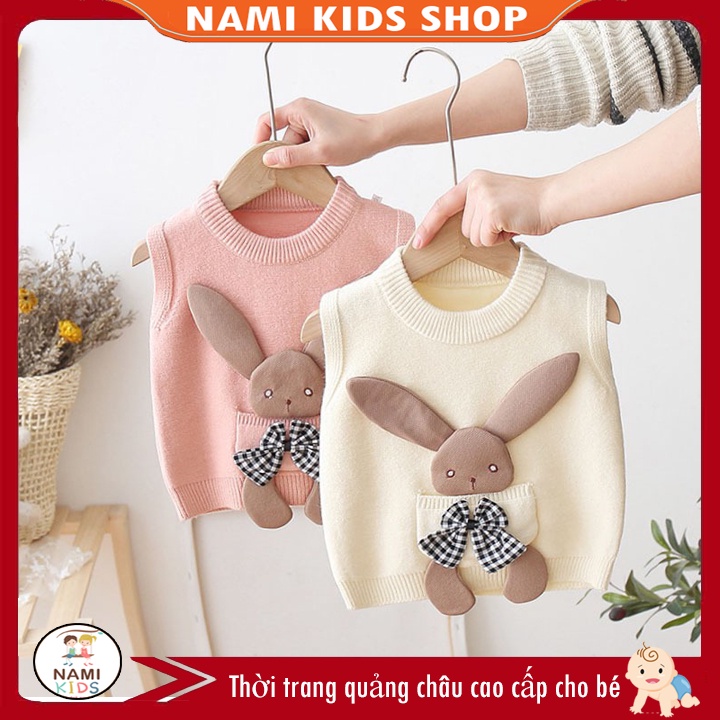 [63:D2] Áo gile len thỏ dễ thương cho bé hàng QCCC