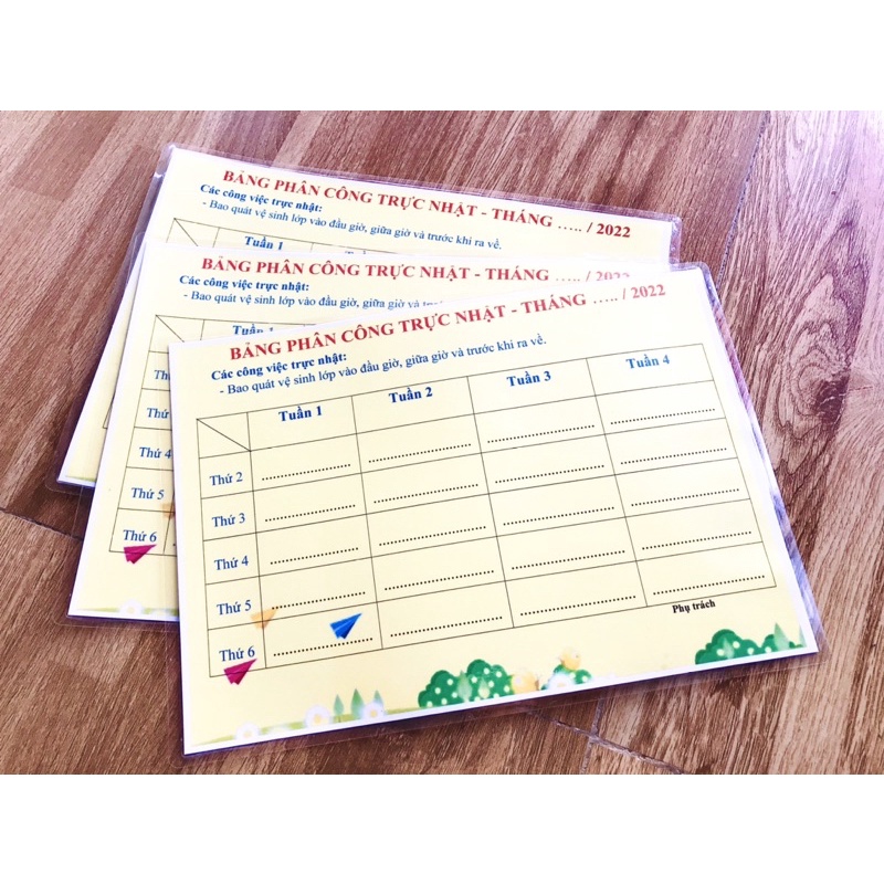 TKB/Bảng vần/Bảng trực nhật