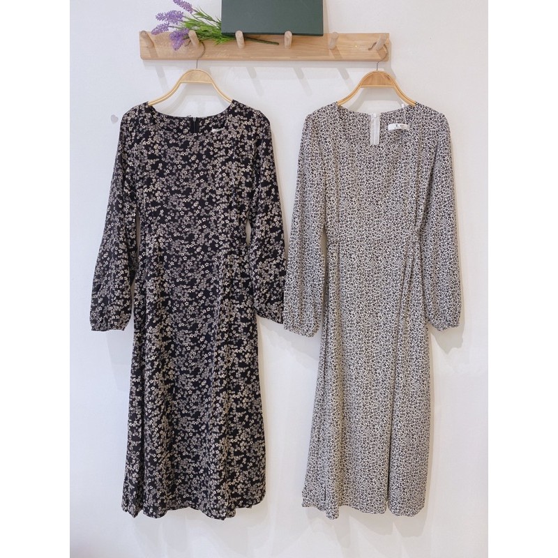 Váy hoa nhí cổ vuông dây đai eo tôn dáng Ulzzang style🌸 VKE9177 Hàng Quảng Châu | BigBuy360 - bigbuy360.vn