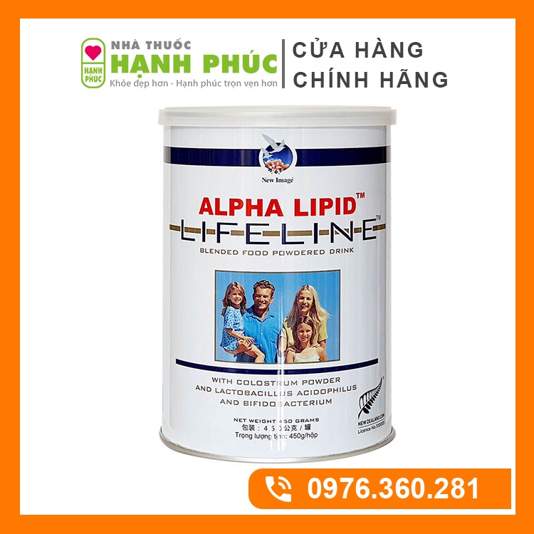 Sữa Non AlphaLipid Lifeline 450g từ New Zealand - TPCN360 | WebRaoVat - webraovat.net.vn