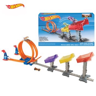 Đồ Chơi Bộ Đường Đua Tranh Tài Phóng Xa HOT WHEELS DJC05 ( hàng chính hãng)