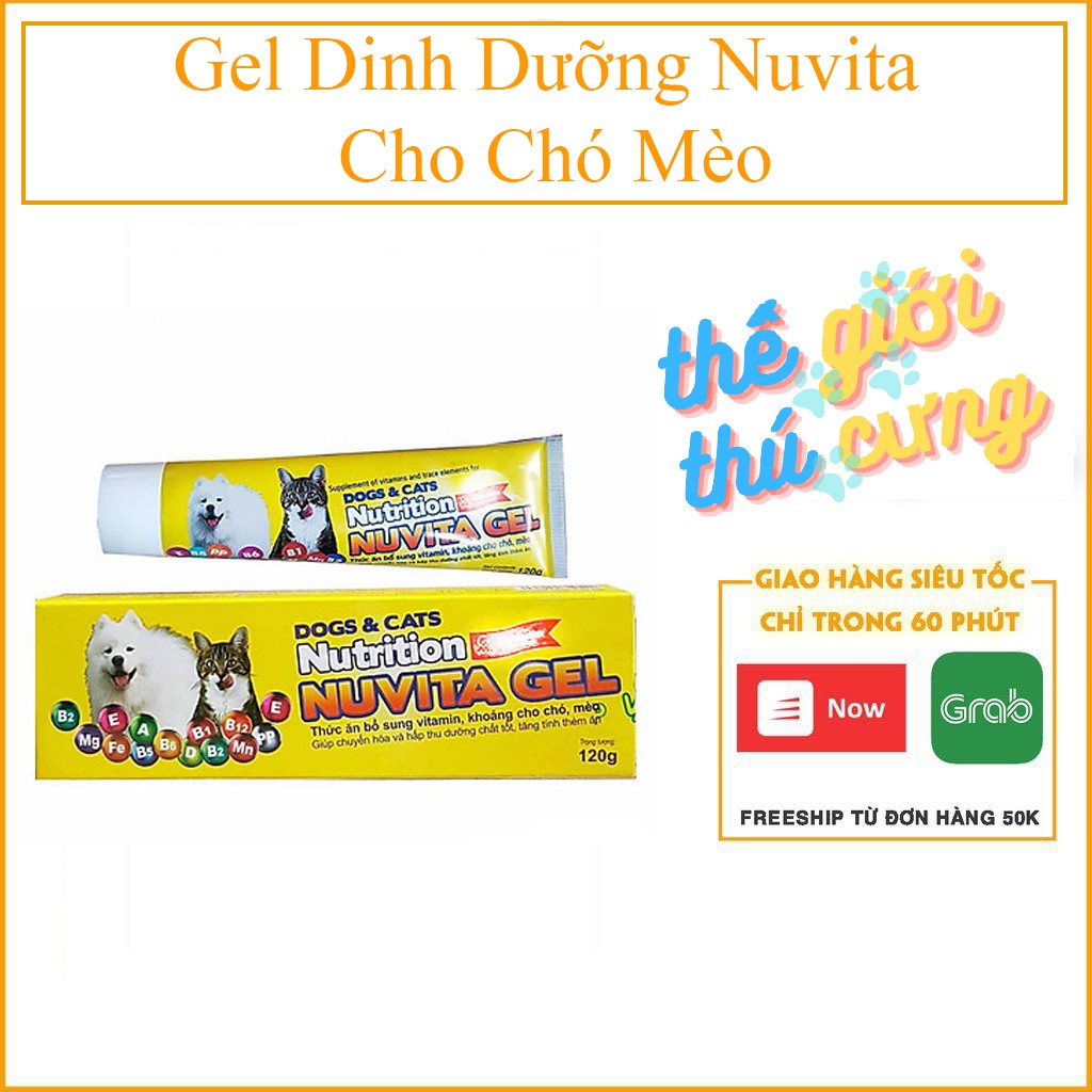 Gel Dinh Dưỡng Nuvita Cho Chó Mèo