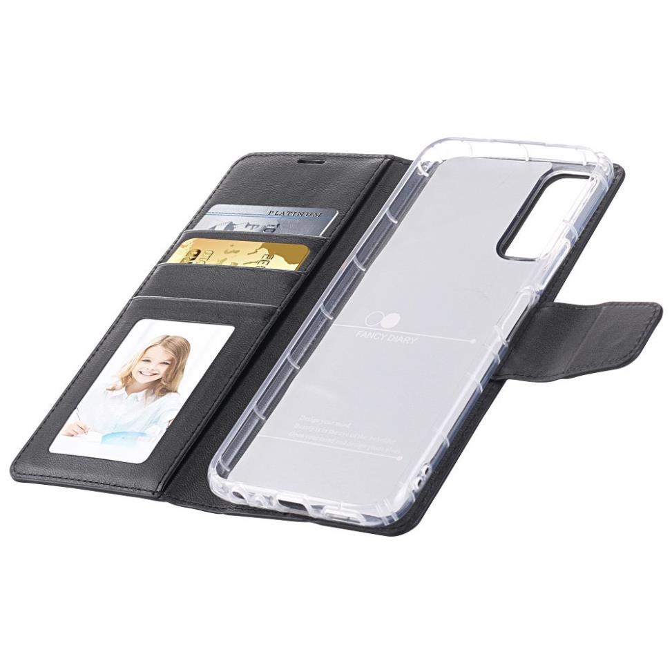 Bao da dạng ví Vivo Y72 5G, V21 5G, Y53s, Y51, Y21, Y21s, Y33s, Y15s, Y15a, Y01, V20 hiệu Hanman nắp gập, ngăn đựng thẻ