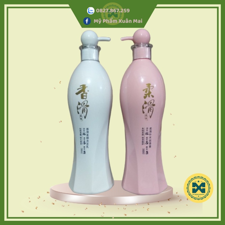 Bộ Dầu Gội Xả Huige Siêu Mềm Mượt 800ml huiger