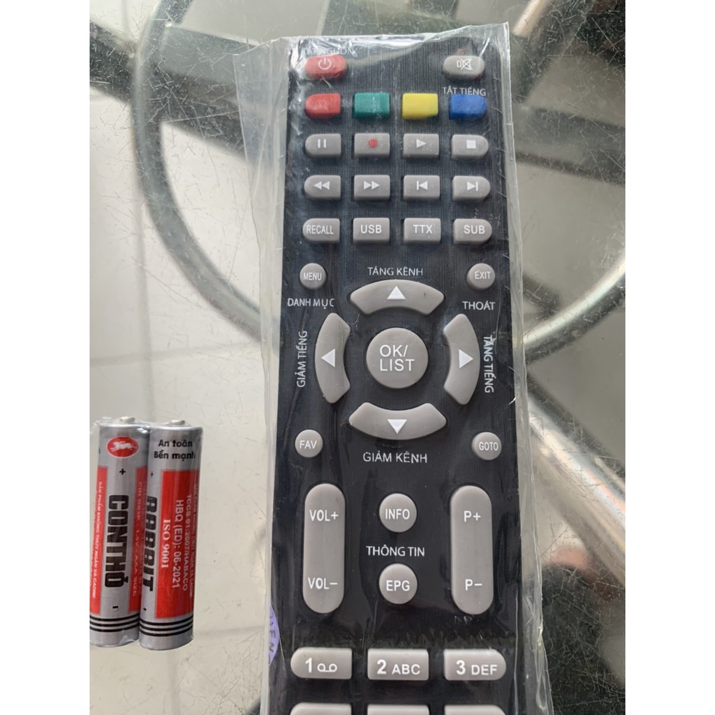 Remote điều khiển đầu thu TOP-T2 TOPT2 TOP T2