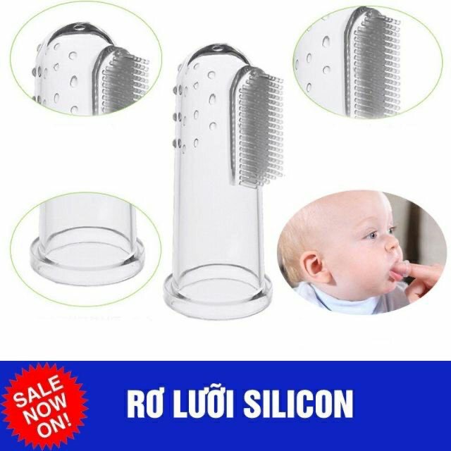 Rơ lưỡi silicon cho bé (có hộp đựng)