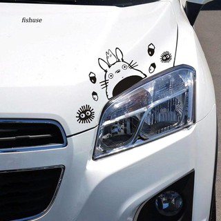 Sticker in hình nhân vật Totoro dễ thương dán trang trí xe oto