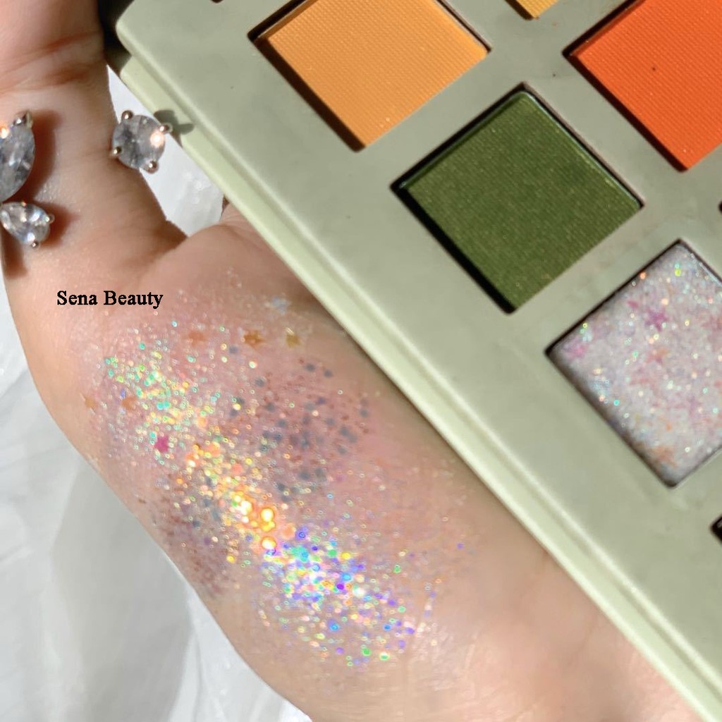 Bảng phấn mắt nhũ lì 42 ô Muge Leen Love Story Eyeshadow Sena Beauty