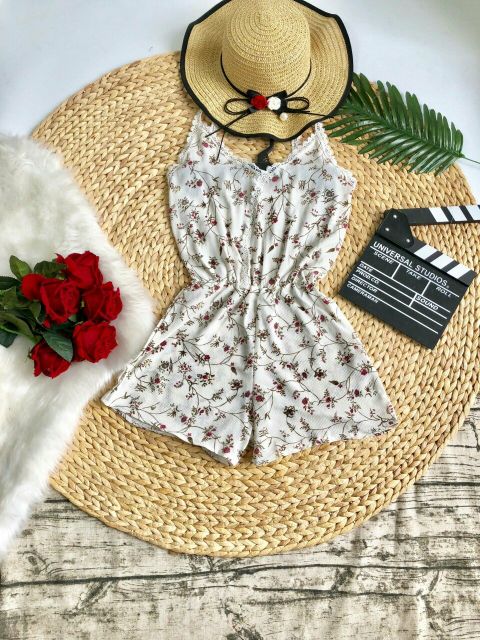 Jump hoa hai dây viền ren, kèm hình thật