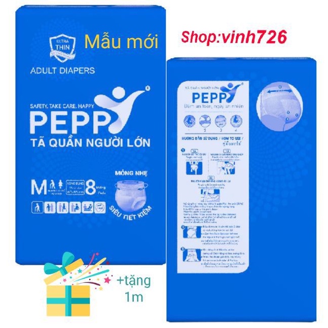 [GIÁ SỈ  BỘ 10 GÓI Tã bỉm quần  ] Người Lớn  KEYRRY, PEPP ( M 80/L70 Miếng từ 40_75kg) siêu thấm hút kháng khuẩn