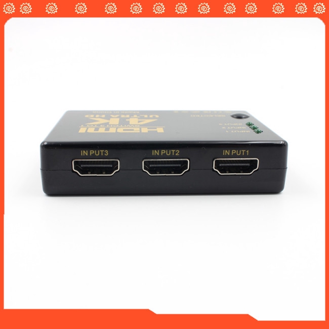 3 Port HDMI Splitter Switcher 3 In 1 Out Hub Box +Remote Auto Switch 1080P HD