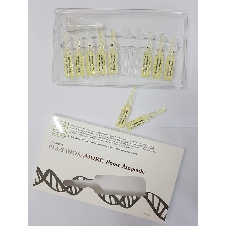 HUYẾT THANH DƯỠNG TRẮNG DA ,MỜ NÁM VITAMIN C PLUS DIOSAMORE  CHÍNH HÃNG 2ML