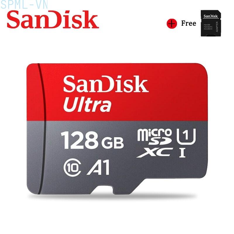 Thẻ nhớ SanDisk tốc độ 100MB/s dung lượng 512GB 256GB 128GB 64GB 32GB cho máy ảnh an ninh