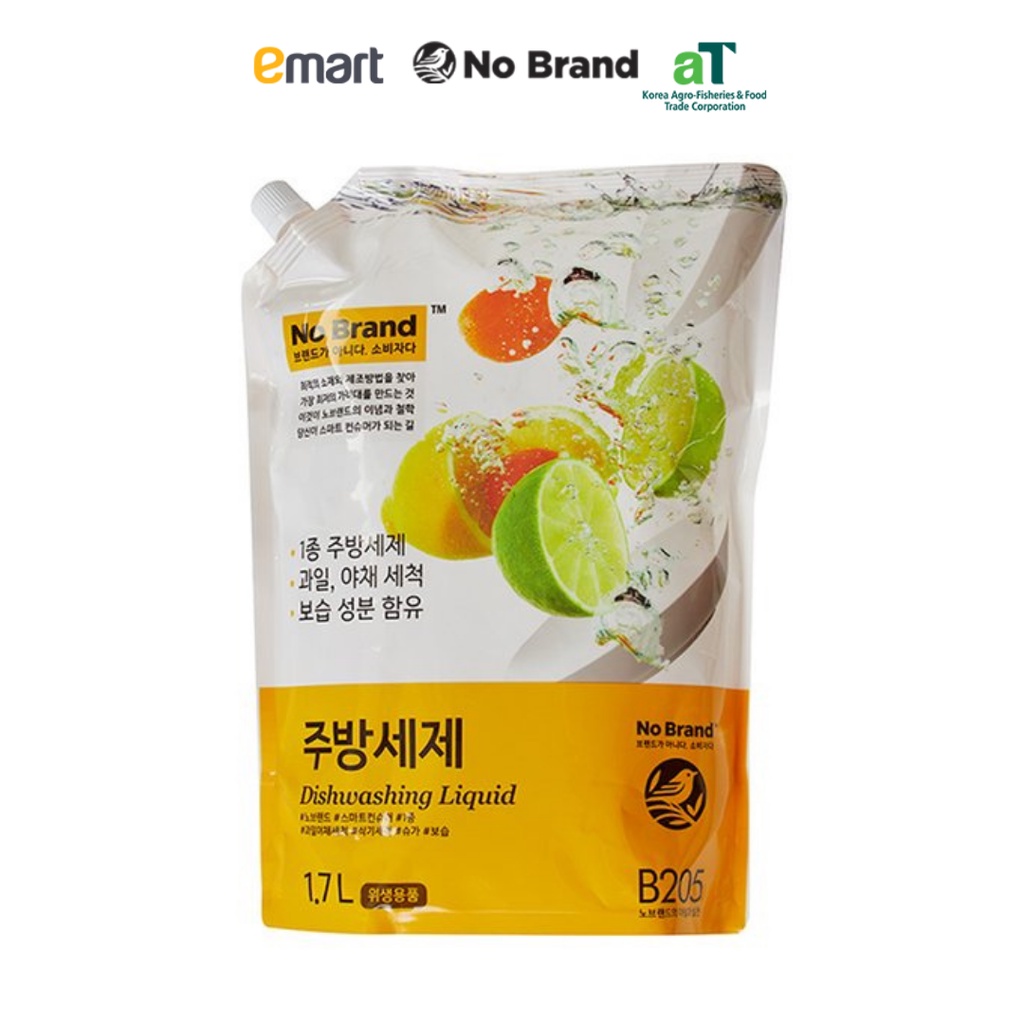 Nước Rửa Chén Và Rau Củ An Toàn No Brand 1.7L - Emart VN