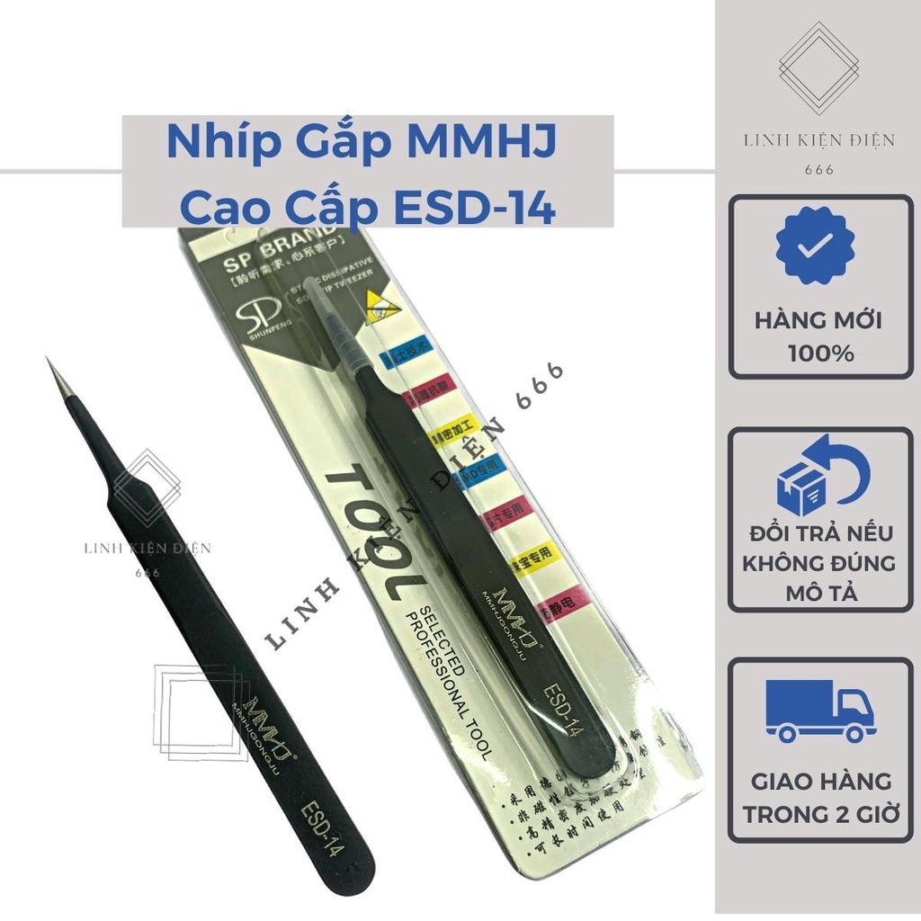 Nhíp Gắp Sticker Linh Kiện Điện Tử Mi Nhíp Nhặt Lông Yến Rẻ Xịn NGLK14 - NGLK15