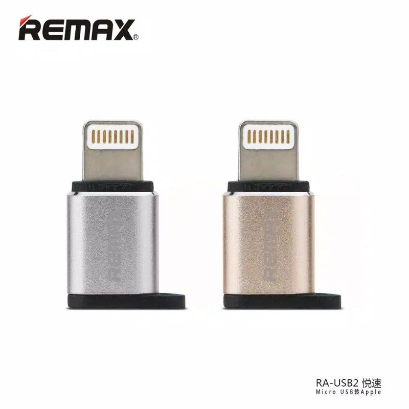 Remax Đầu Chuyển Đổi Otg Micro Usb Sang Apple Lightning / Ra-Usb2 Ori