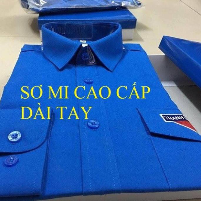 [OCEAN UNIFORM] Áo sơ mi đồng phục nam nữ đoàn thanh niên cao cấp dài tay ⚡ 𝄒 2021