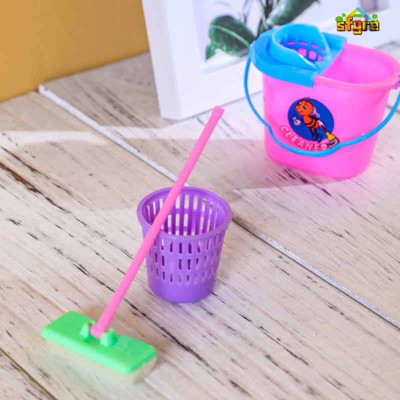 Set 9 món đồ chơi quét dọn nhà cửa cho bé