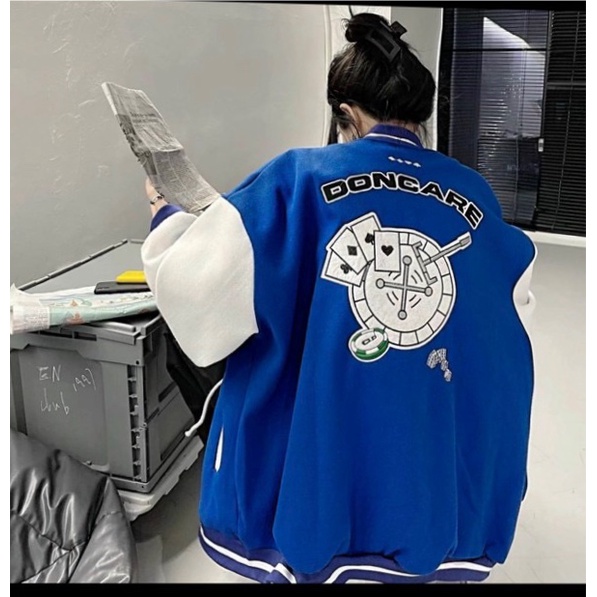 [HCM] ÁO KHOÁC NỈ BOMBER NAM NỮ FORM RỘNG HÀN QUỐC SIÊU ĐẸP THỜI TRANG HÀN QUỐC KME FASHION