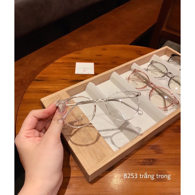 Gọng nhựa dẻo lõi kim loại dáng tròn siêu bền 8253 | BigBuy360 - bigbuy360.vn