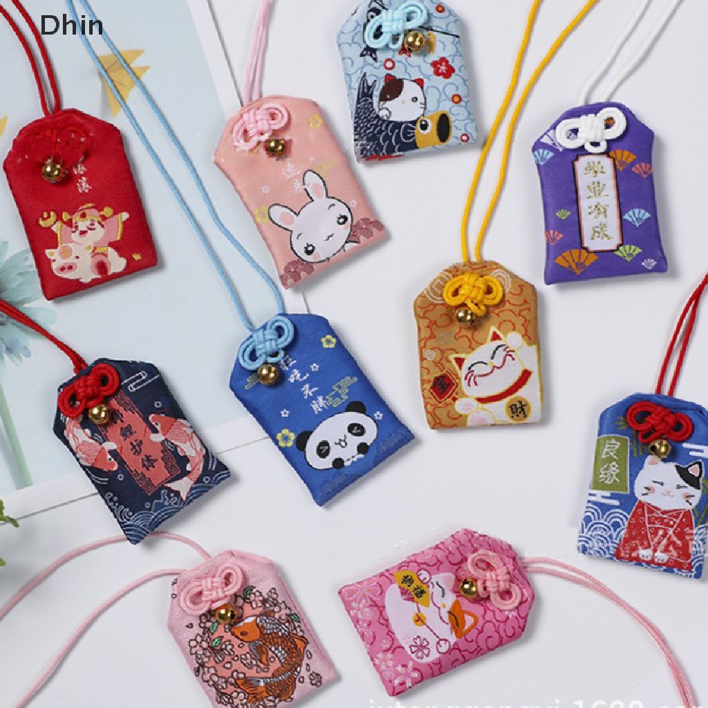 1 Móc Khóa Thêu Hình Omamori Pray An Toàn Cho Sức Khỏe