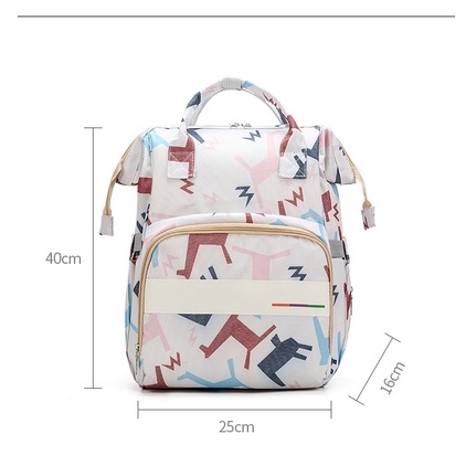 Balo Túi Xách Tay Bỉm Sữa Giữ Nhiệt Đa Năng Chống Nước Cho Mẹ Và Bé Đựng Đồ Mang Cơm Văn Phòng