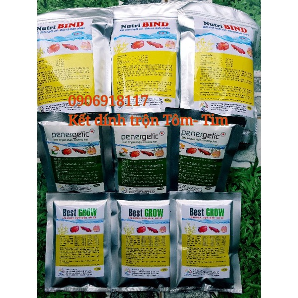 BEST GROW Vitamin Tăng Sức Đề Kháng Cho Cá Cảnh, Nguyên Liệu Trộn Tôm,Tim Bò