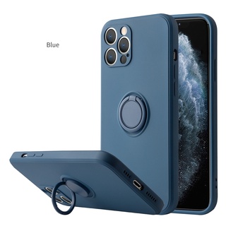 Ốp Điện Thoại Silicon Chống Sốc Có Giá Đỡ Hình Vuông Cho iPhone 13 12 11 Pro Max XR XS Max 13 11