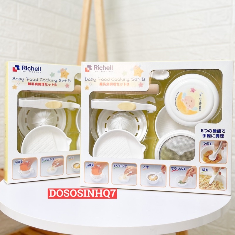 Bộ Chế Biến Ăn Dặm Kiểu Nhật Richell