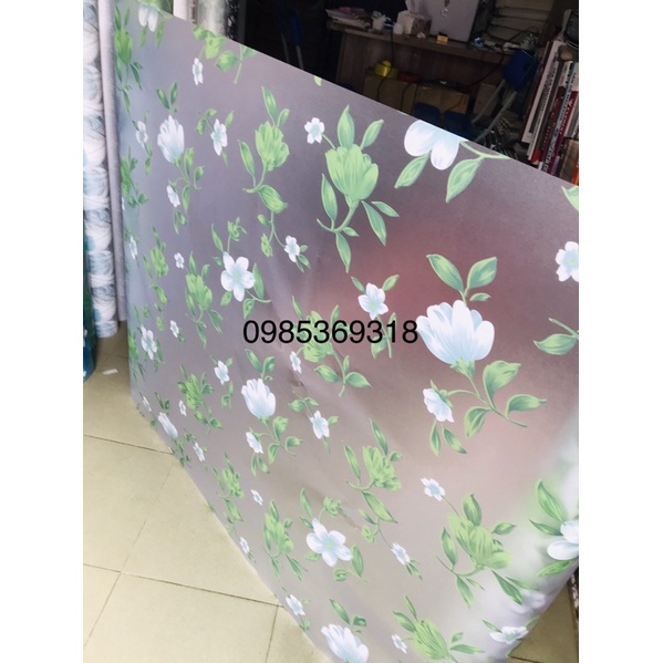 Giấy Dán Kính 3D, Decal dán kính mờ keo sẵn bóc ra dán