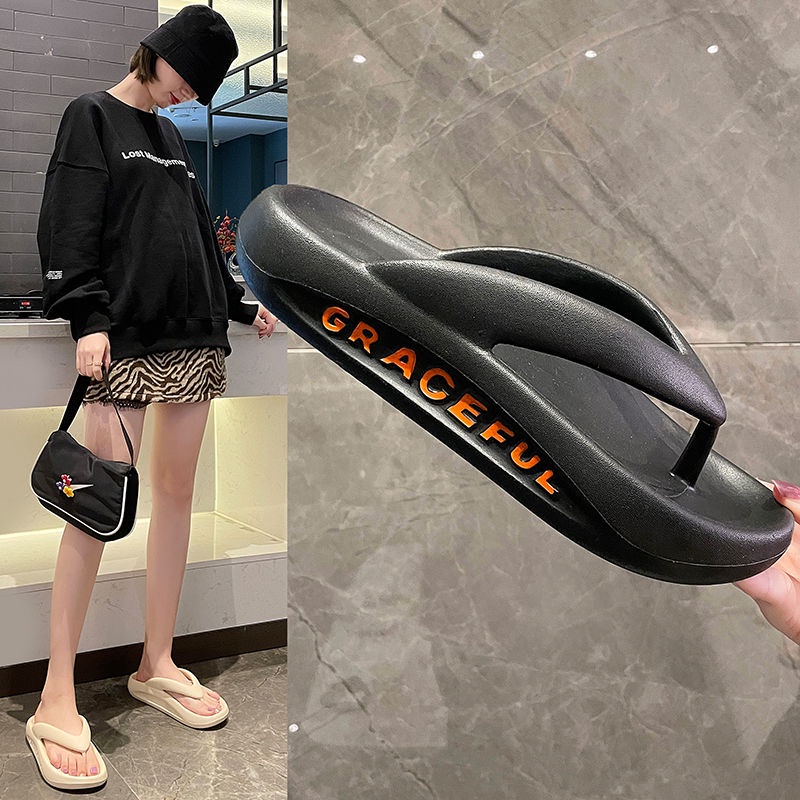 Dép Xỏ Ngón Đế Dày Chống Trượt Thời Trang Dành Cho Nữ (Size 35-45)