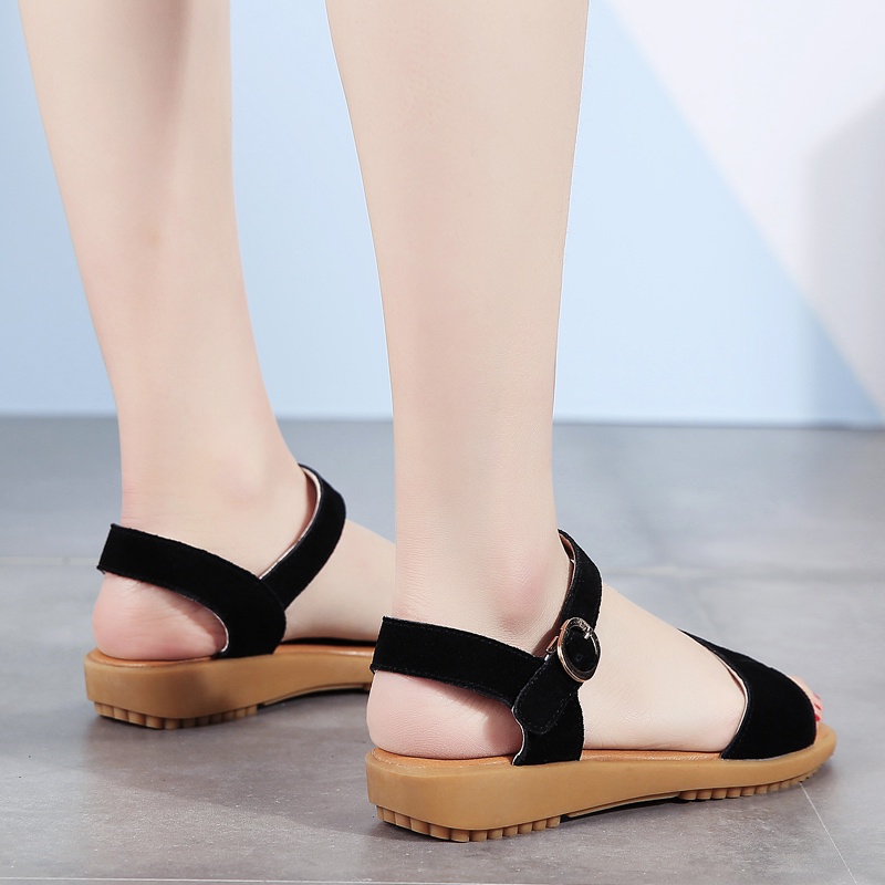 Xăng đan Bằng Da Bò Thủ Công Nhẹ Chống Rách Nhiều Màu Sắc Thời Trang Cho Nữ