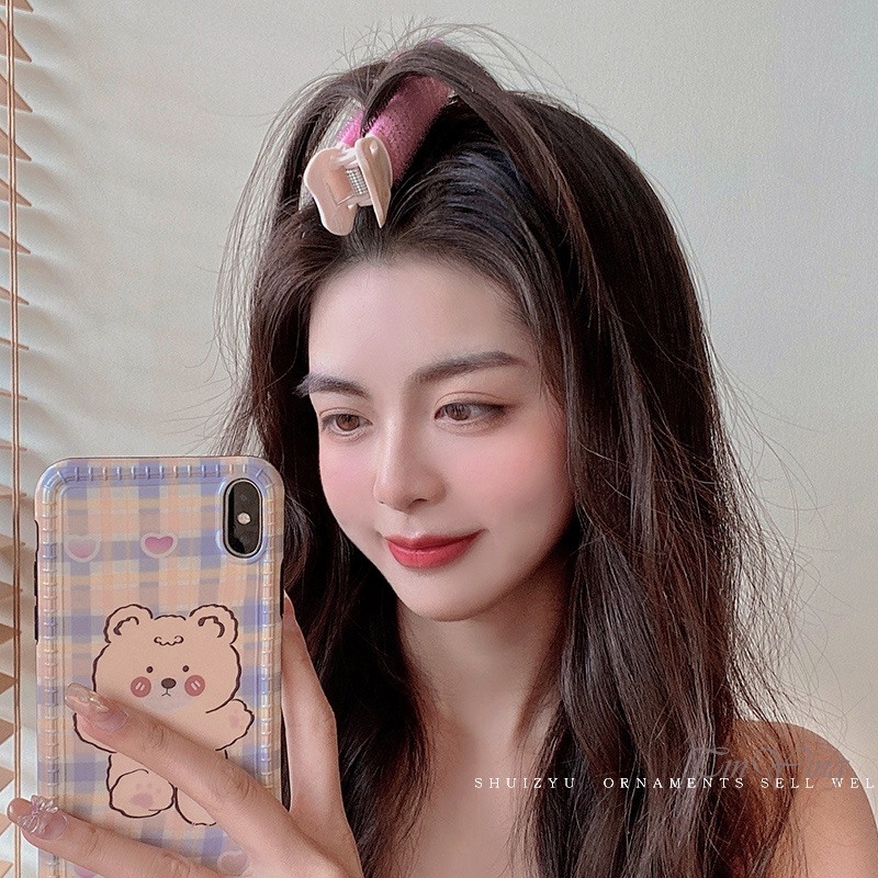 GETNOIVAS Kẹp Tóc Phồng Phong Cách Hàn Quốc Mới