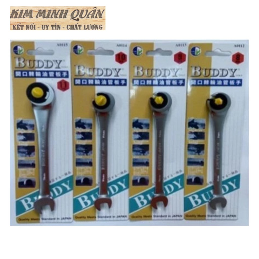 Cờ Lê Tự Động Chuyên Mở Ống Dầu 8,9,10,11,12mm BUDDY