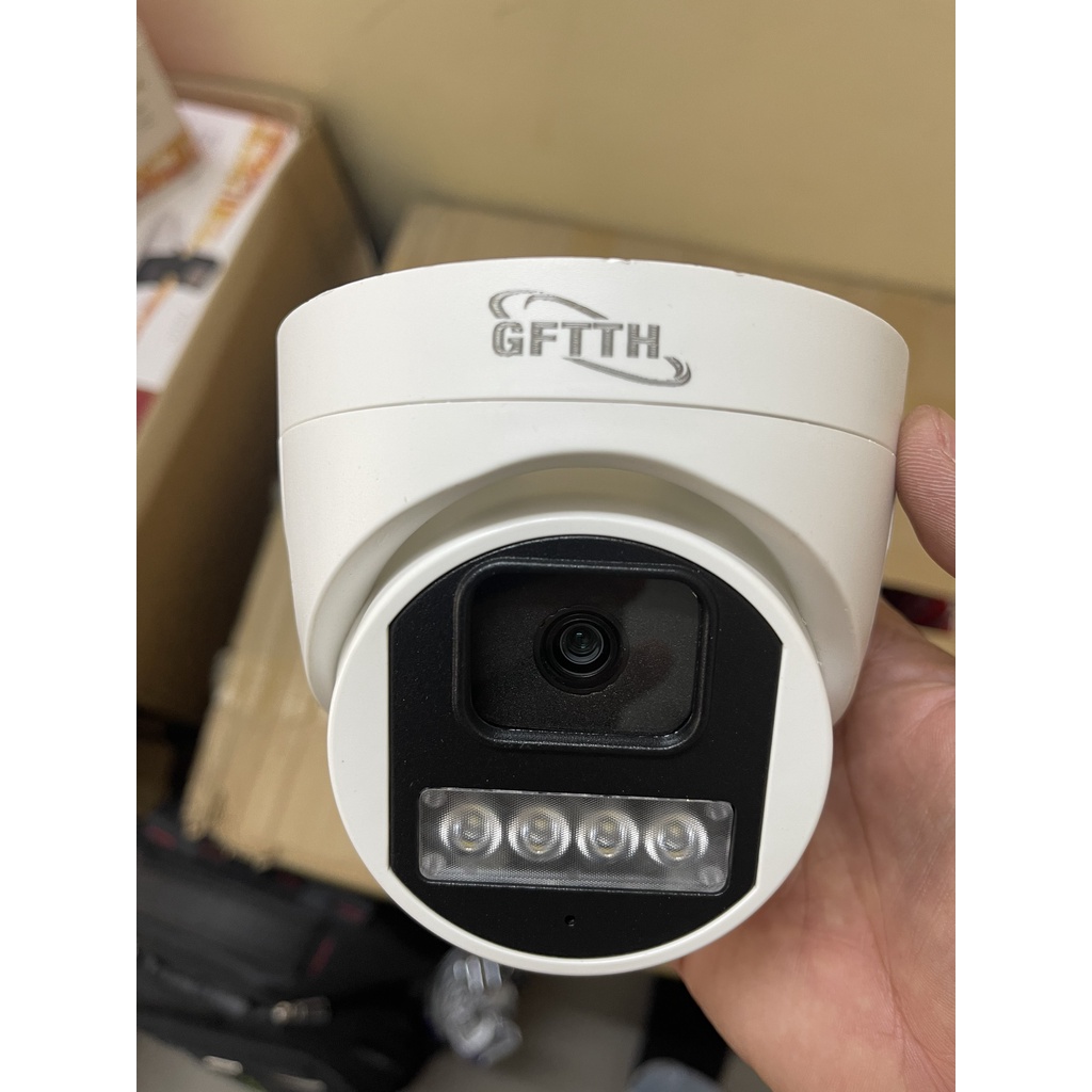 Camera IP Dome 4M AI phát hiện chuyển động khoanh vùng, bật đèn tự động