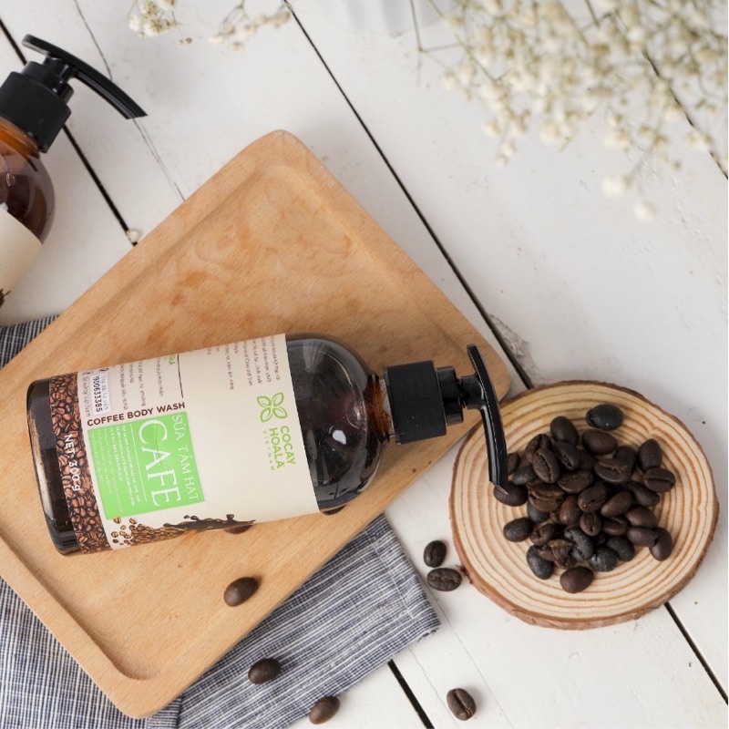 Combo dầu gội thảo dược sữa tắm Cafe sạch gàu khử mùi cơ thể Cocayhoala 300g | BigBuy360 - bigbuy360.vn