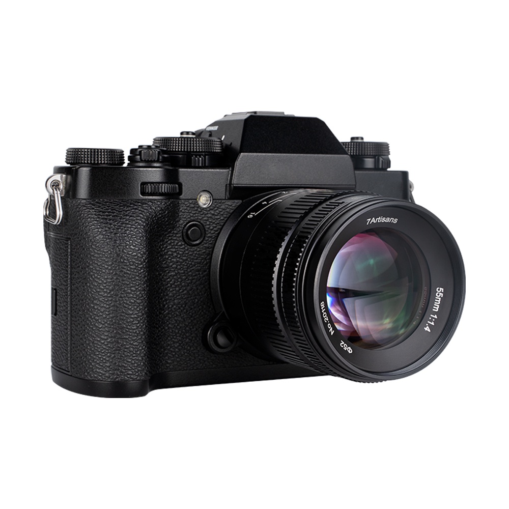 [SẴN] Ống kính 7Artisans 55mm F1.4 Mark II - Lens chân dung xóa phông cho Fujifilm, Sony, Canon EOS M, Canon Rvà M4/3