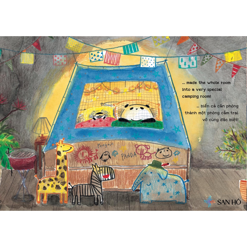 Sách Thiếu Nhi Song Ngữ| Buổi Cắm Trại Hoàn Hảo-The Perfect Camping Day | SanHoBooks