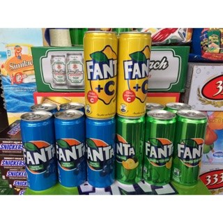 |Nước Ngọt| Lon Fanta 3 Hương Vị (+C,Việt Quất,Trái Cây)