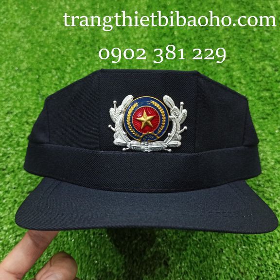 Nón bảo vệ màu xanh dương kèm sao