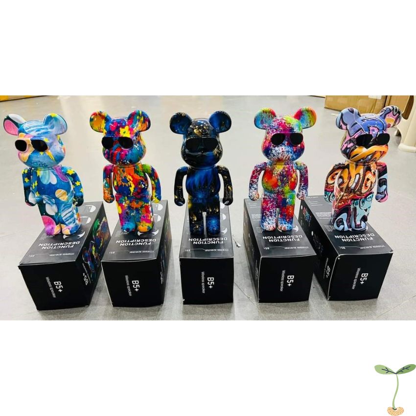 Loa Bluetooth BearBrick B5+ không dây, âm thanh nghe cực chất, bass mạnh