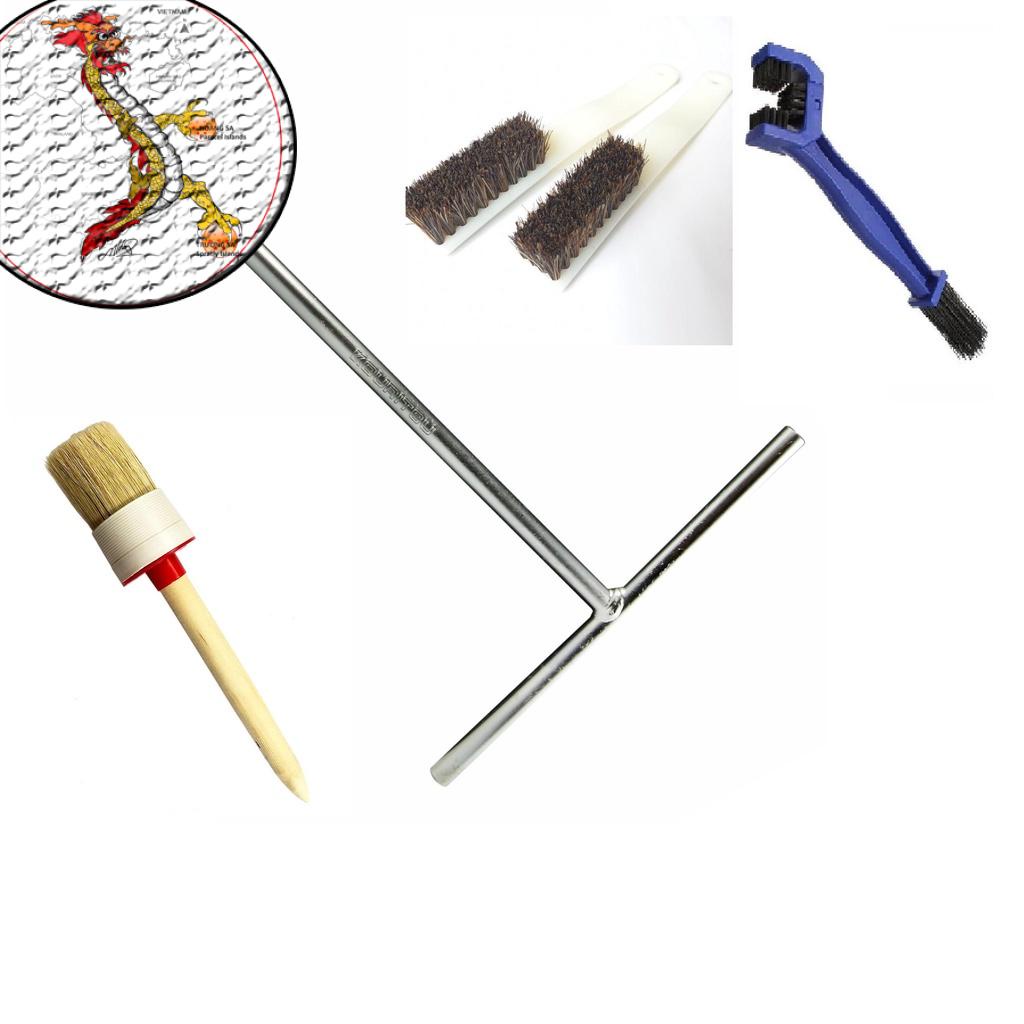 [GIÁ SẬP SÀN]Dụng cụ vệ sinh sên-Bàn Chải Chà Sên 3D,bộ cọ rửa vệ sinh lông heo đánh bay vết bẩn cứng đầu trên cọng sên