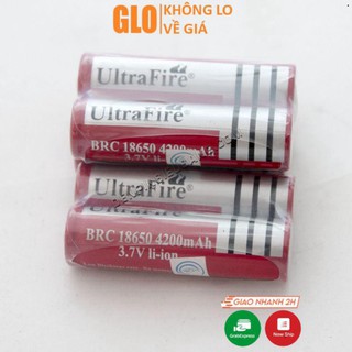 1 viên pin sạc 18650 màu đỏ li-ion 3.7v ultrafire