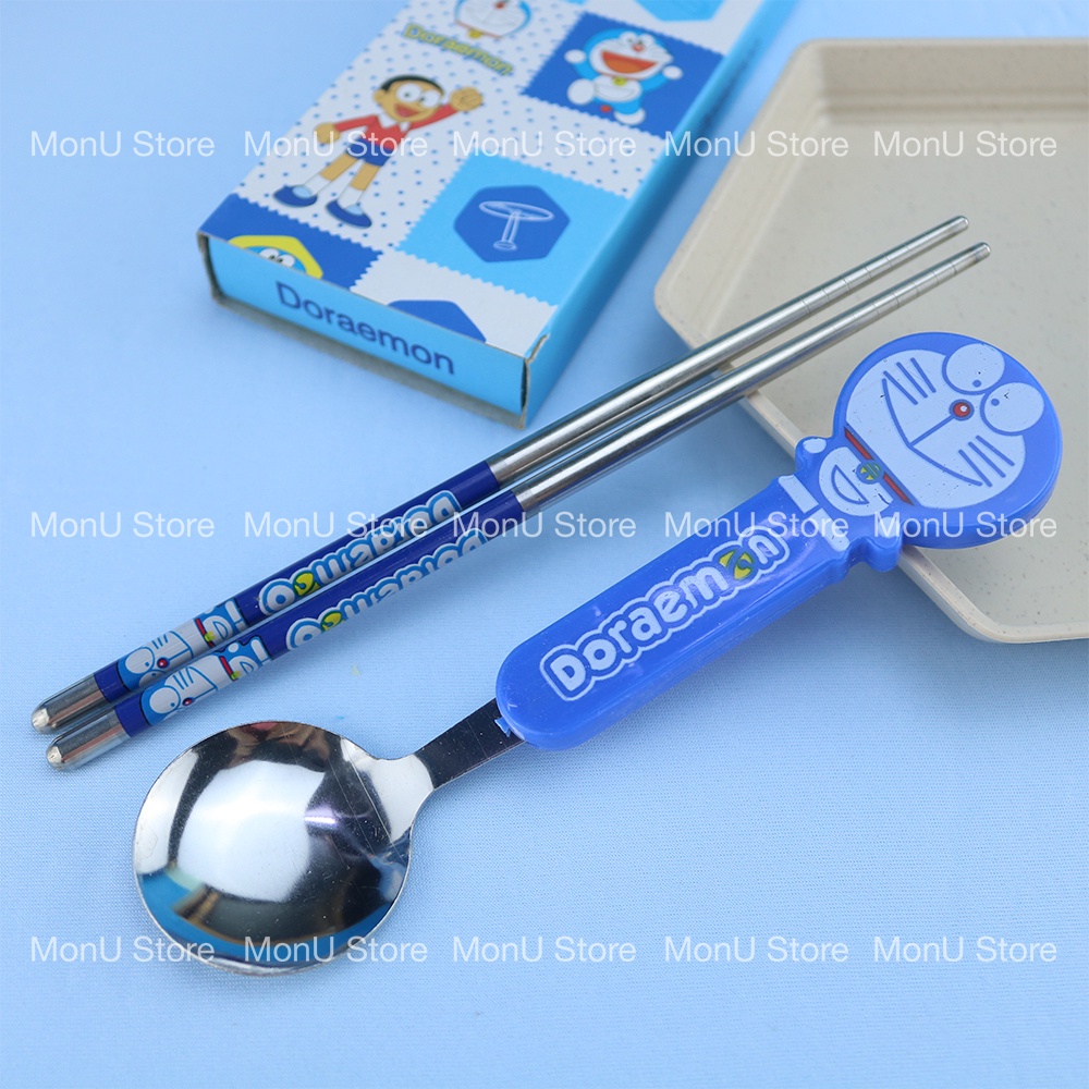 Muỗng đũa hoạt hình Doraemon, Hello Kitty dễ thương cute