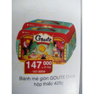 BÁNH MÈ GIÒN GOUTE ORION HỘP NHẠC 429G MẪU XUÂN