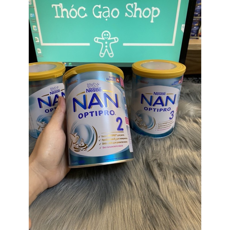 Sữa Nan Nga 400gr đủ số 1 2 3 mẫu mới date mới