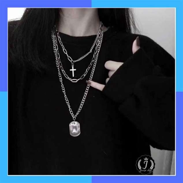 Dây chuyền nhiều lớp kiểu dáng thời trang dành cho nam và nữ DC04 DC04