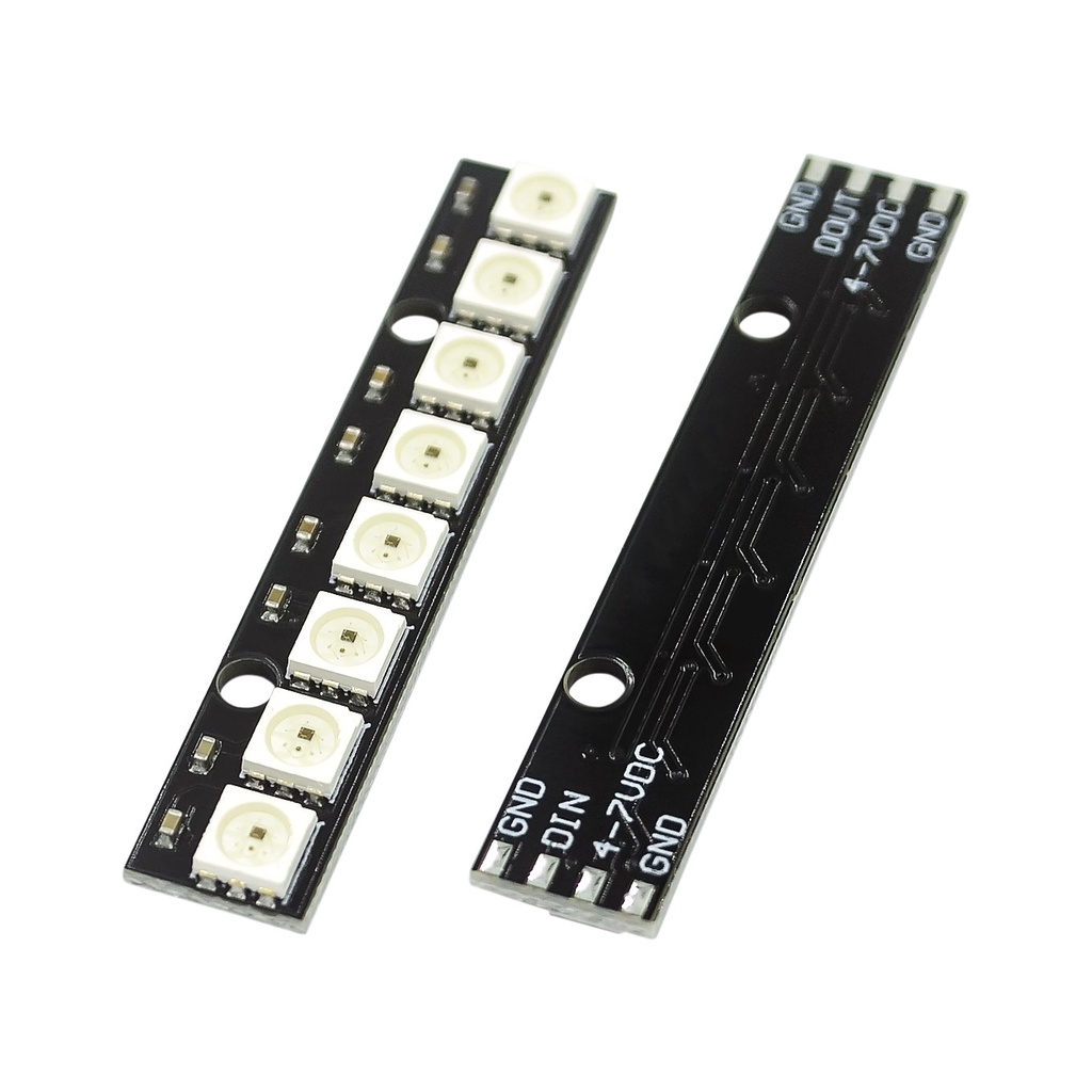 1 Vòng Đèn LED WS2812 RGB 1Bit 8Bit 12Bit 16Bit 24Bit WS2812 5050 RGB + Trình Điều Khiển
