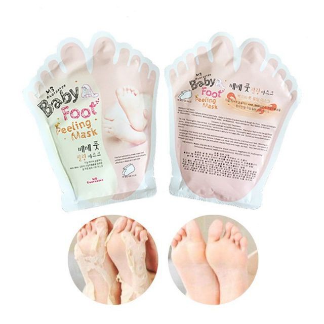 Mặt Nạ Ủ Da Chân MB Guarantee Baby Foot Peeling Mask - Giúp Da Chân Mềm Mại